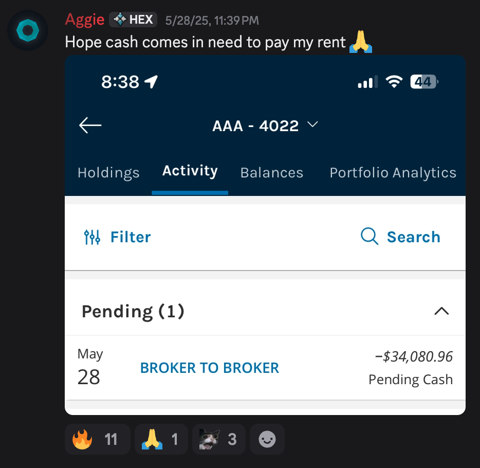 Tom Trades student testimonial 12